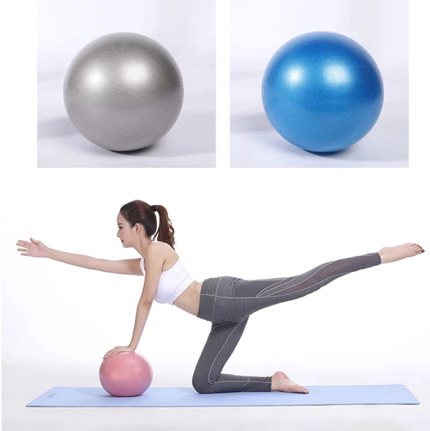 Comprar 2 PCS Yoga Pilates Mini Exercise Ball 17-25cm Yoga Fitness Ball,  Small Gymnastic Pilates Ball, for Abdominal and Shoulder Exercises