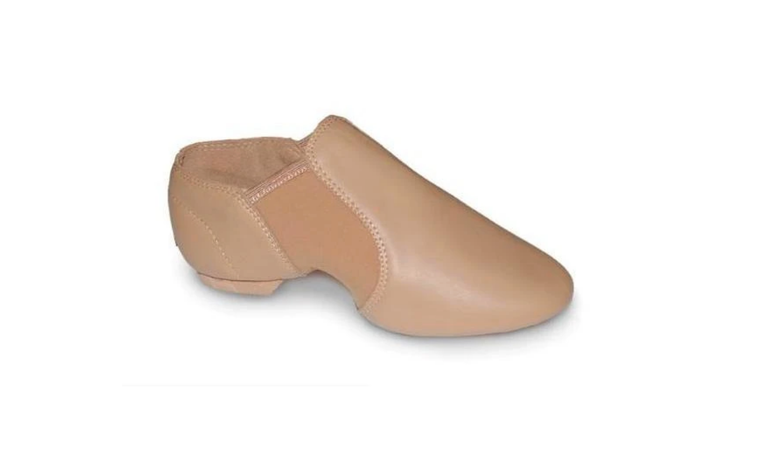 Tan slip on jazz hot sale shoes